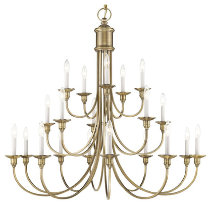 Livex Lighting Cranford 20 Light 3 Tier Chandelier