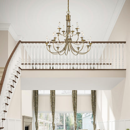 Livex Lighting Cranford 20 Light 3 Tier Chandelier