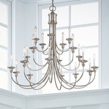 Livex Lighting Cranford 20 Light 3 Tier Chandelier
