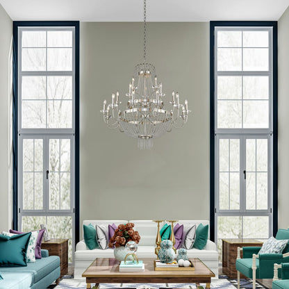Livex Lighting Valentina 21 Light 3 Tier Chandelier