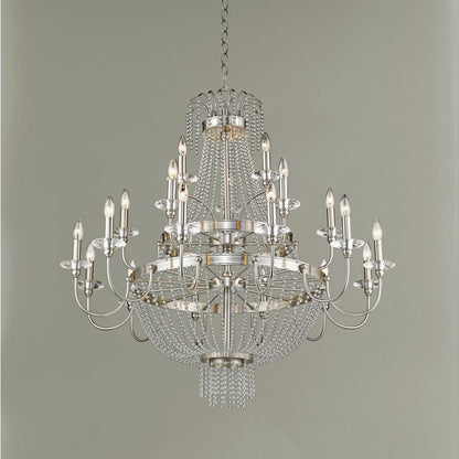 Livex Lighting Valentina 21 Light 3 Tier Chandelier