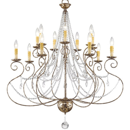 Livex Lighting Isabella 14 Light 2 Tier Chandelier