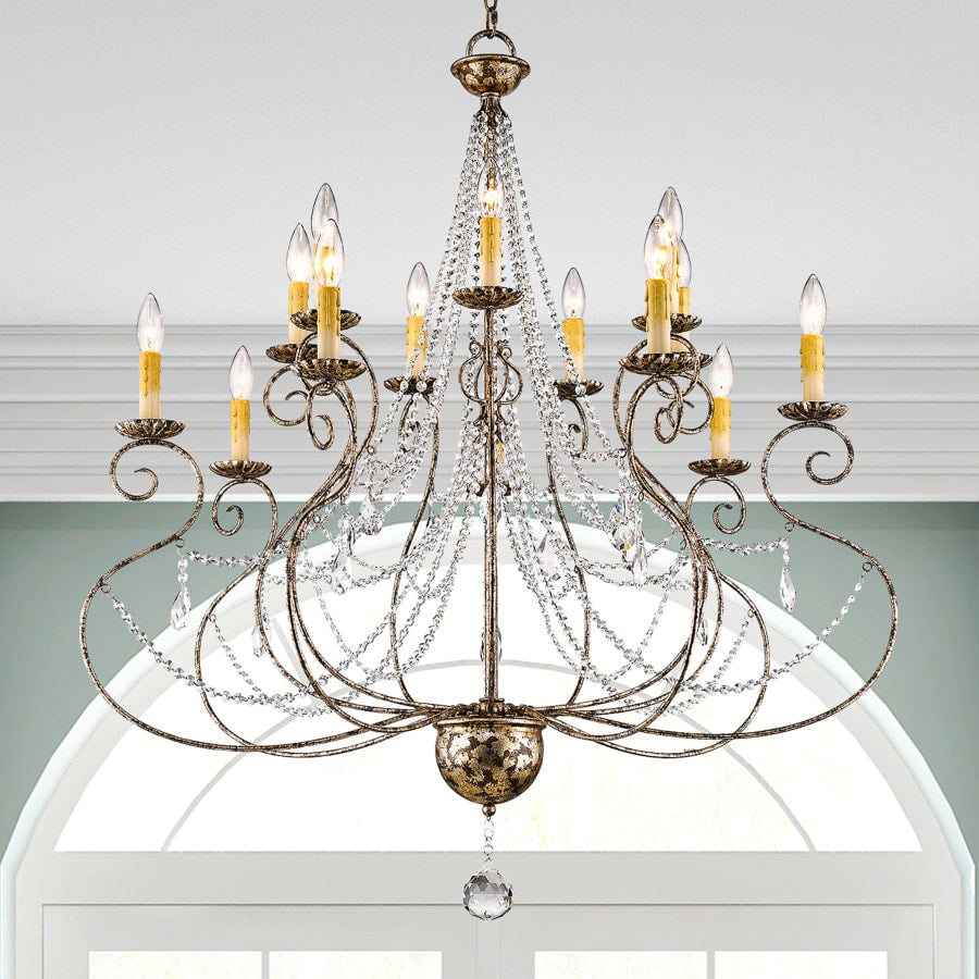 Livex Lighting Isabella 14 Light 2 Tier Chandelier