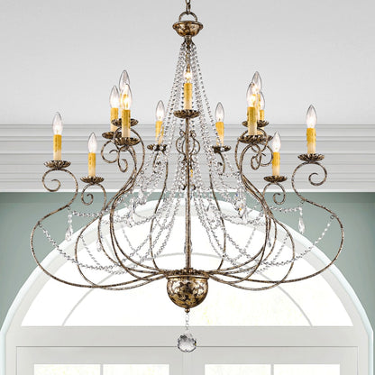 Livex Lighting Isabella 14 Light 2 Tier Chandelier