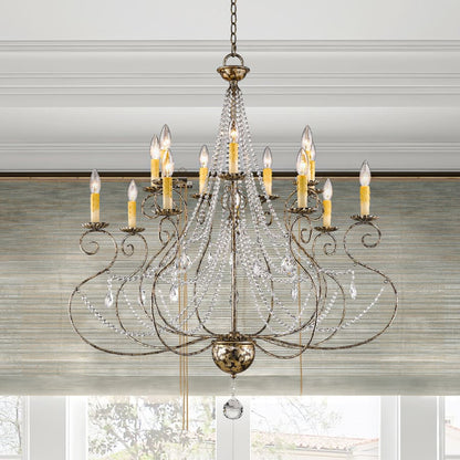 Livex Lighting Isabella 14 Light 2 Tier Chandelier