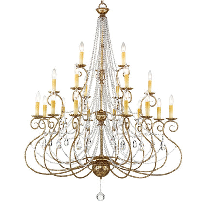 Livex Lighting Isabella 21 Light 3 Tier Chandelier