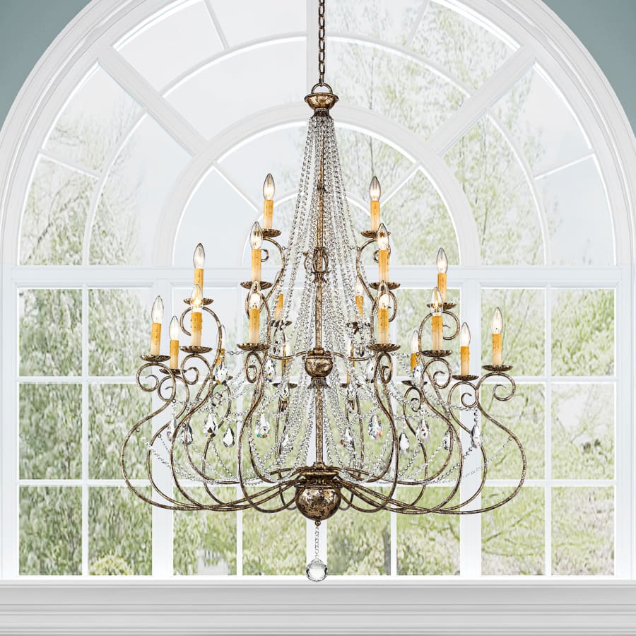 Livex Lighting Isabella 21 Light 3 Tier Chandelier