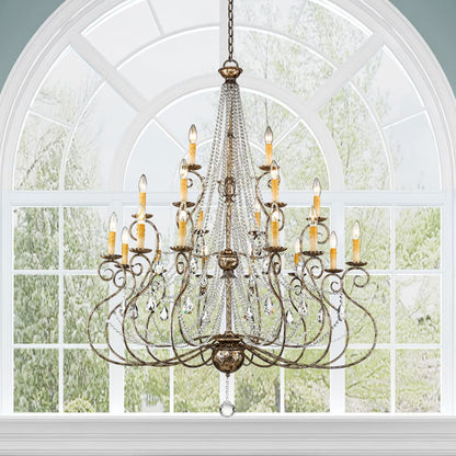 Livex Lighting Isabella 21 Light 3 Tier Chandelier