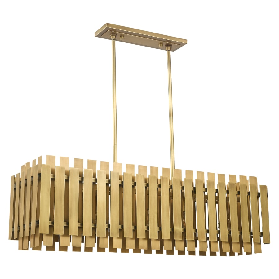 Livex Lighting Greenwich 5 Light 42" Wide Linear Chandelier