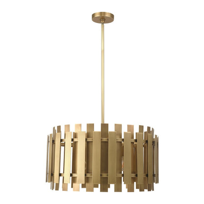 Livex Lighting Greenwich 6 Light 24" Wide Drum Chandelier