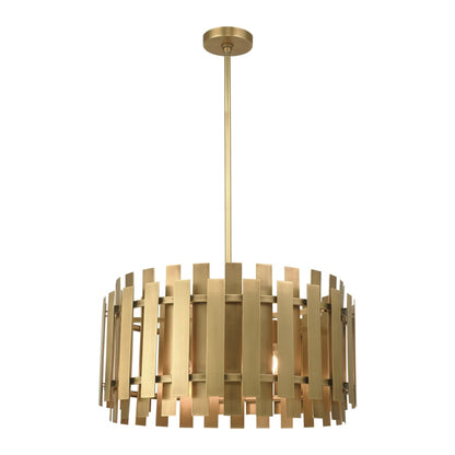 Livex Lighting Greenwich 6 Light 24" Wide Drum Chandelier