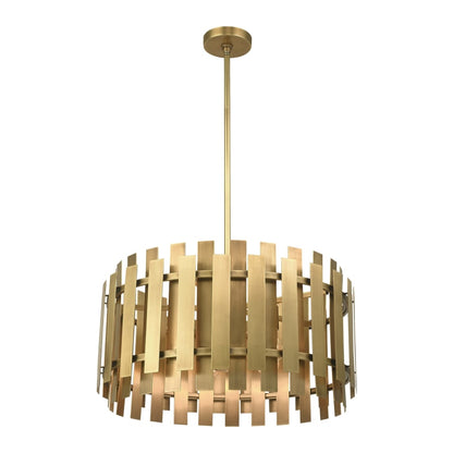 Livex Lighting Greenwich 6 Light 24" Wide Drum Chandelier