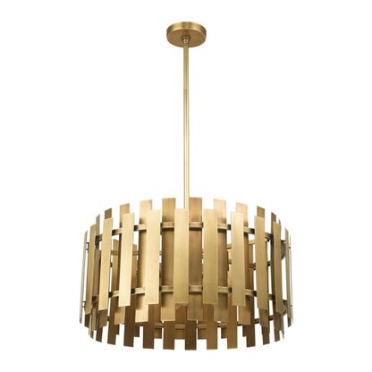 Livex Lighting Greenwich 6 Light 24" Wide Drum Chandelier