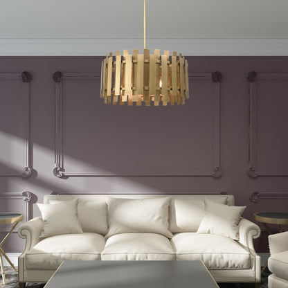 Livex Lighting Greenwich 6 Light 24" Wide Drum Chandelier