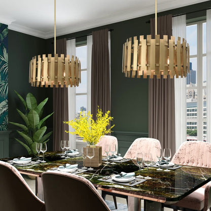 Livex Lighting Greenwich 6 Light 24" Wide Drum Chandelier