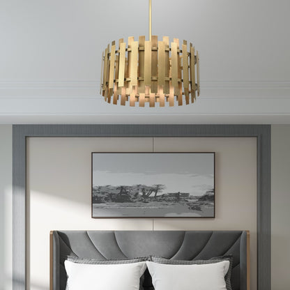 Livex Lighting Greenwich 6 Light 24" Wide Drum Chandelier