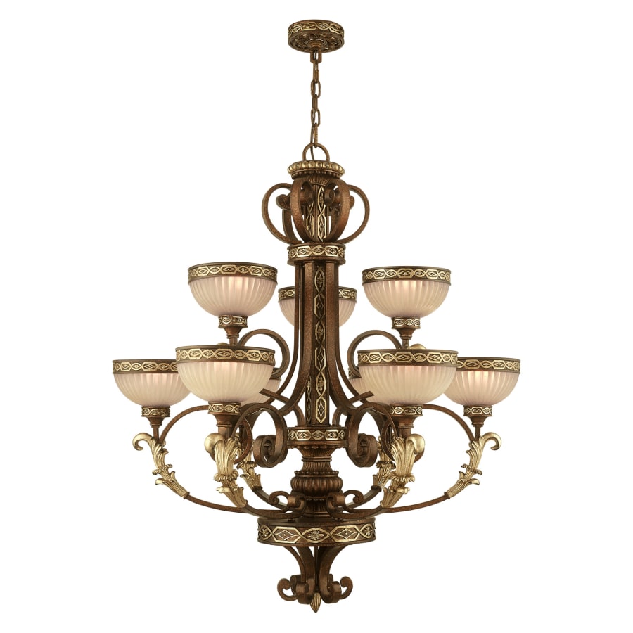 Livex Lighting Seville 9 Light 2 Tier Chandelier