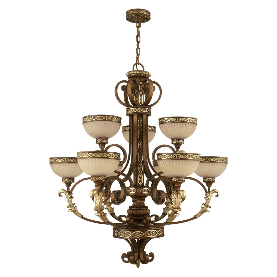 Livex Lighting Seville 9 Light 2 Tier Chandelier