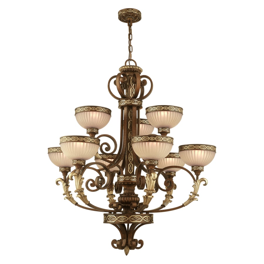 Livex Lighting Seville 9 Light 2 Tier Chandelier