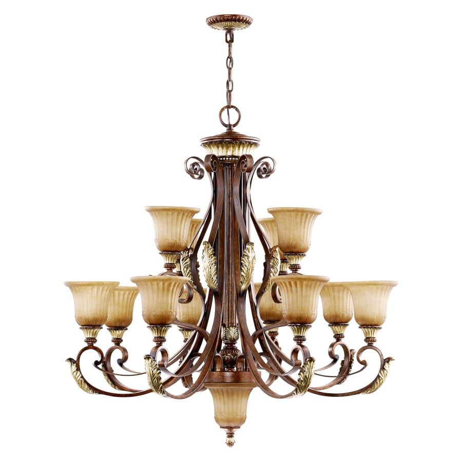 Livex Lighting Villa Verona 12 Light 2 Tier Chandelier