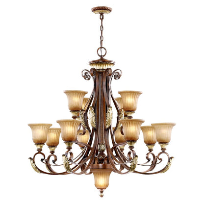Livex Lighting Villa Verona 12 Light 2 Tier Chandelier