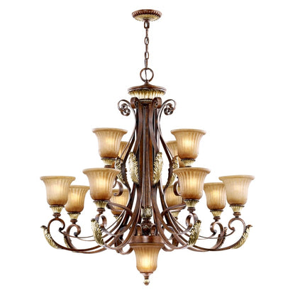 Livex Lighting Villa Verona 12 Light 2 Tier Chandelier