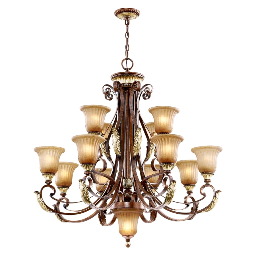 Livex Lighting Villa Verona 12 Light 2 Tier Chandelier