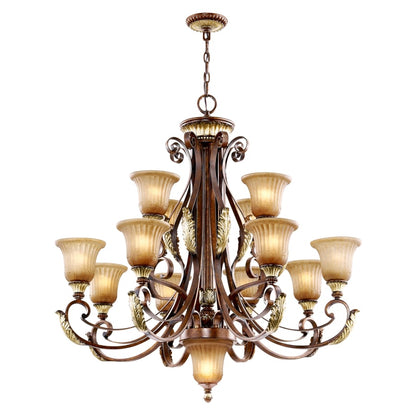 Livex Lighting Villa Verona 12 Light 2 Tier Chandelier