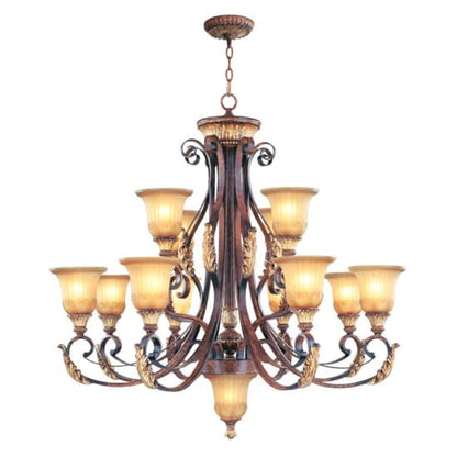 Livex Lighting Villa Verona 12 Light 2 Tier Chandelier