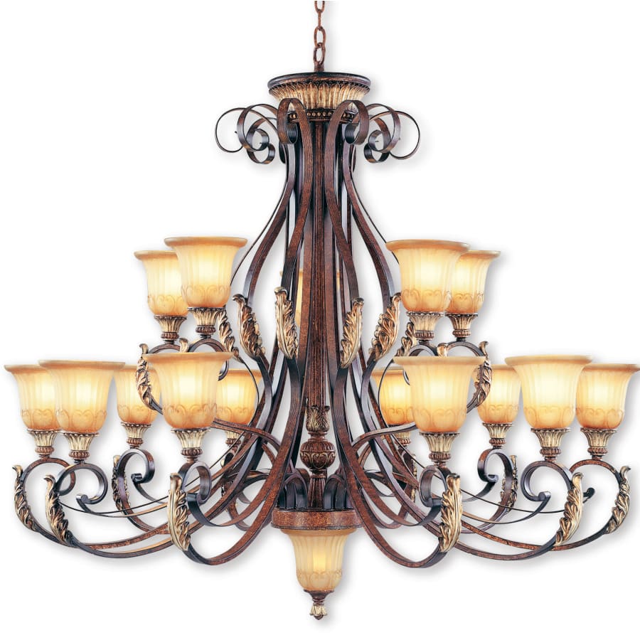 Livex Lighting Villa Verona 15 Light 2 Tier Chandelier