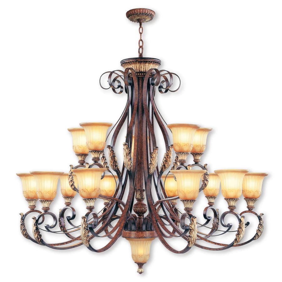 Livex Lighting Villa Verona 15 Light 2 Tier Chandelier