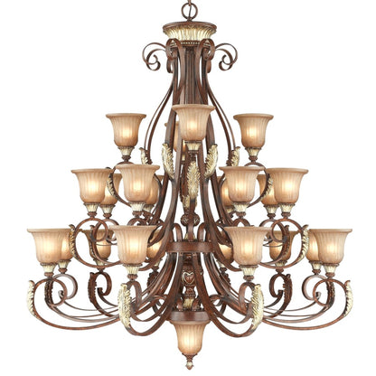 Livex Lighting Villa Verona 22 Light 3 Tier Chandelier