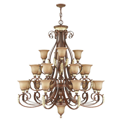 Livex Lighting Villa Verona 22 Light 3 Tier Chandelier