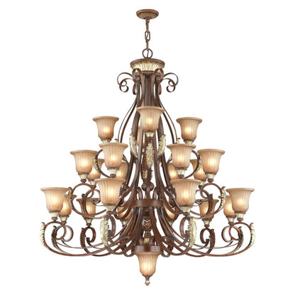 Livex Lighting Villa Verona 22 Light 3 Tier Chandelier