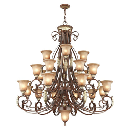 Livex Lighting Villa Verona 22 Light 3 Tier Chandelier