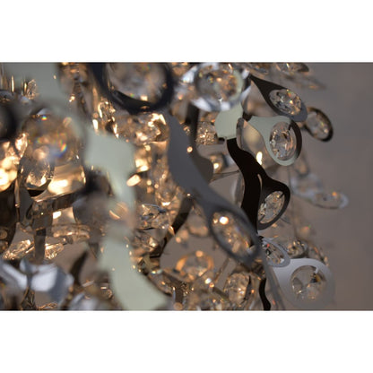 Maxim Comet 21 Light 50" Beveled Crystal Glass Pendant