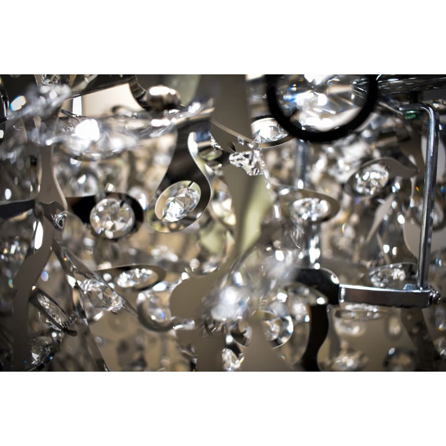 Maxim Comet 21 Light 50" Beveled Crystal Glass Pendant