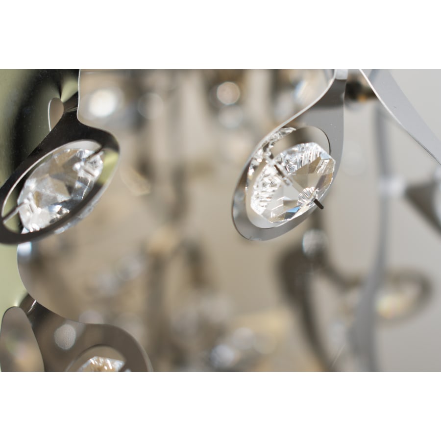 Maxim Comet 21 Light 50" Beveled Crystal Glass Pendant