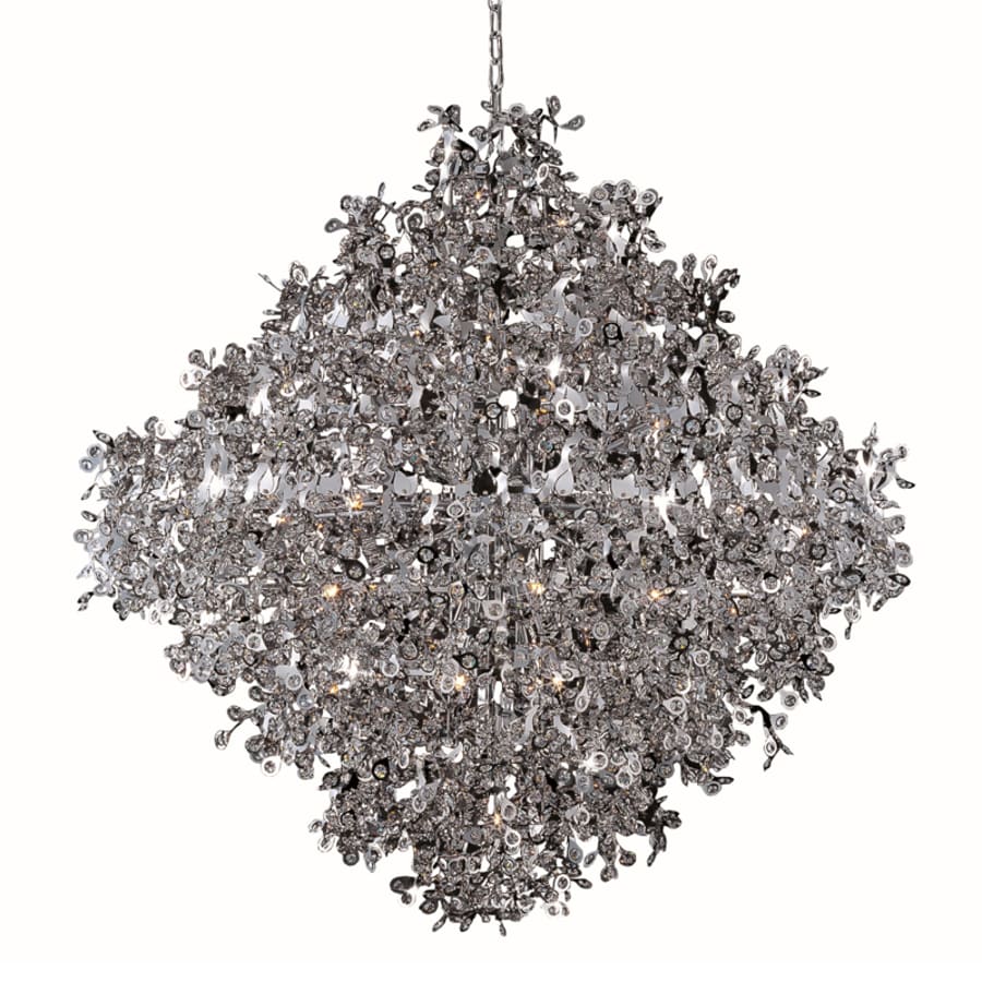 Maxim Comet 21 Light 50" Beveled Crystal Glass Pendant