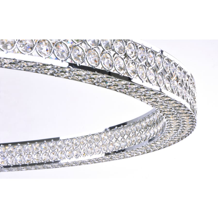 Maxim Eternity 60" Adjustable Ring LED Crystal Pendant