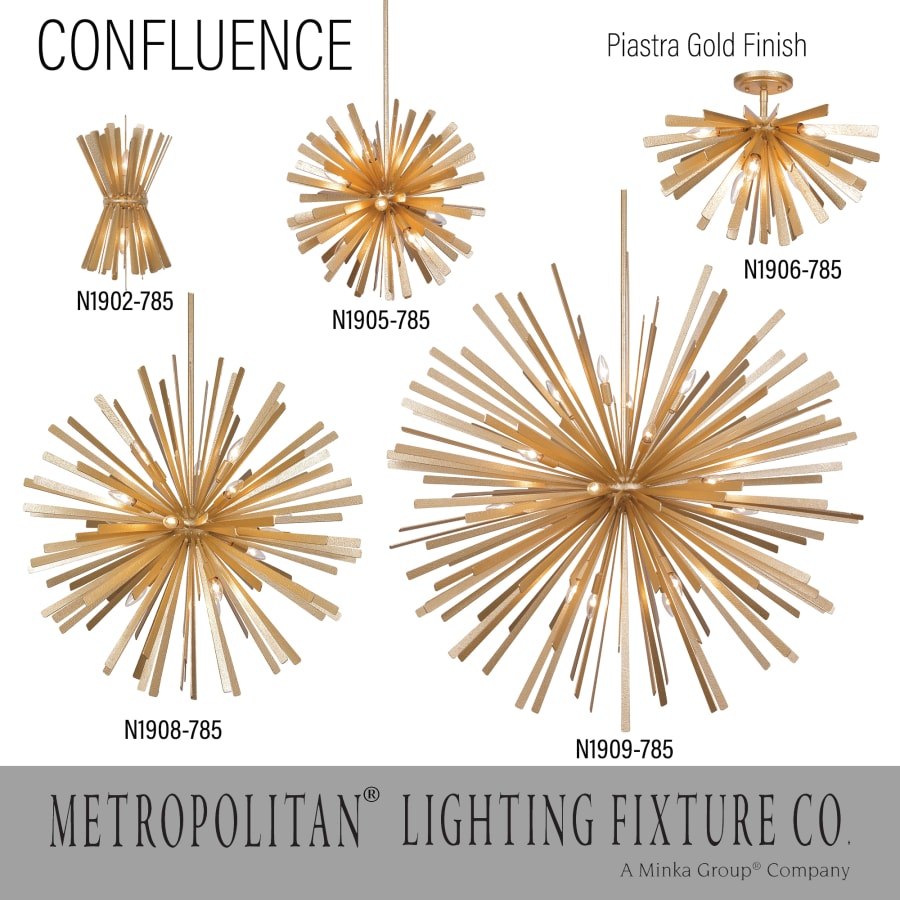 Metropolitan Confluence 20 Light 48" Wide Pendant