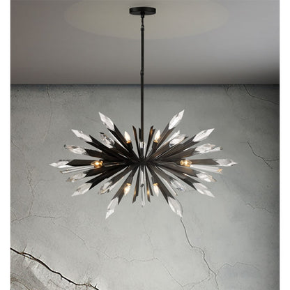 Metropolitan Elsa 12 Light 42" Wide Crystal Pendant