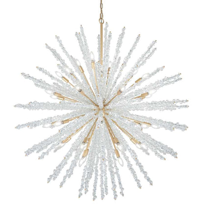 Metropolitan Aisi 40 Light 52" Wide Taper Candle Sputnik Chandelier