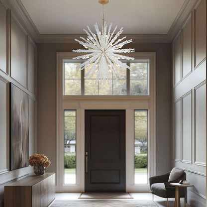 Metropolitan Aisi 40 Light 52" Wide Taper Candle Sputnik Chandelier