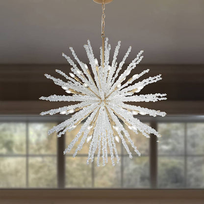 Metropolitan Aisi 40 Light 52" Wide Taper Candle Sputnik Chandelier