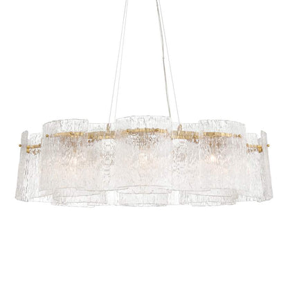 Metropolitan Brookstreet 8 Light 28" Wide Crystal Multi Light Pendant
