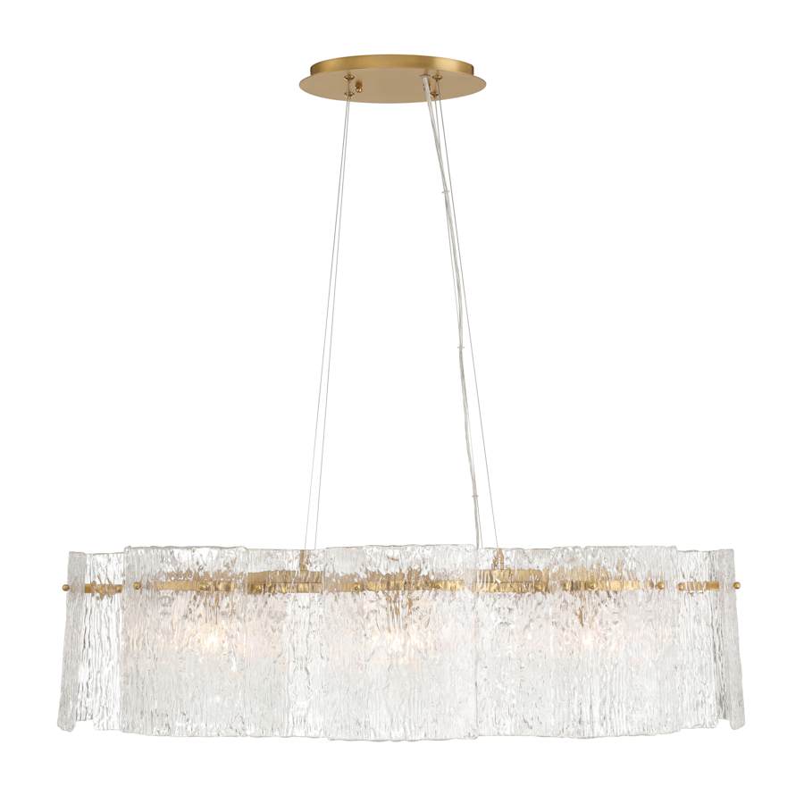 Metropolitan Brookstreet 8 Light 28" Wide Crystal Multi Light Pendant
