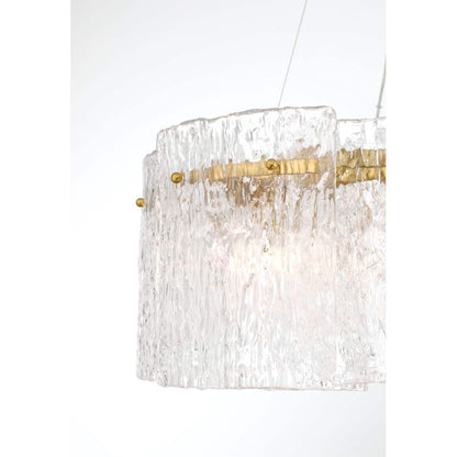 Metropolitan Brookstreet 8 Light 28" Wide Crystal Multi Light Pendant