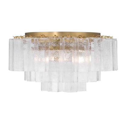 Metropolitan Torvento 7 Light 28" Wide Flush Mount Waterfall Ceiling Fixture