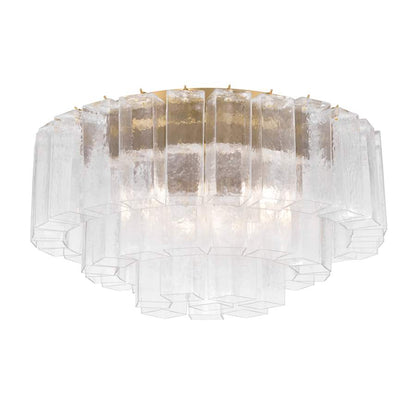 Metropolitan Torvento 7 Light 28" Wide Flush Mount Waterfall Ceiling Fixture